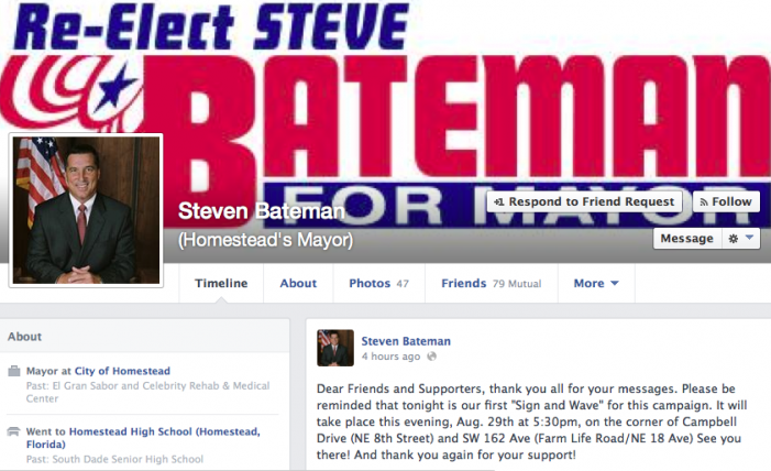 Arrested Homestead Mayor Steve Bateman wants Round 2