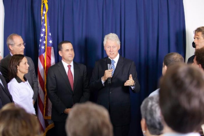 Philip Levine brings Bill Clinton as Beach bout money maker