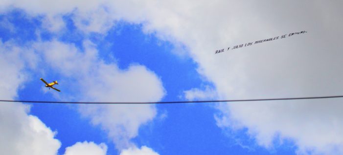 Re-elected Hialeah Mayor gloats with plane banner