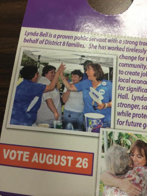 Lynda Bell photo implies UTD endorsement she ain’t got
