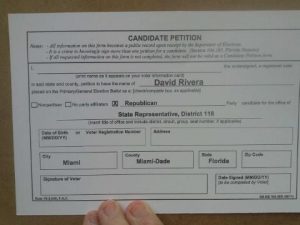 David Rivera petition