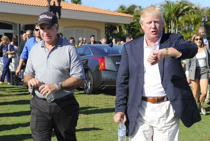 Donald Trump and Carlos Gimenez together again is fake news business