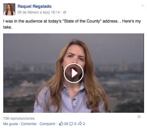 Raquel Regalado rebuttal