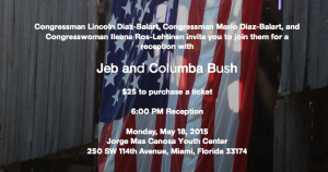 jeb Bush invite