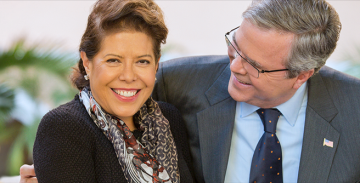 Columba Bush is suddenly on twitter, how #convenient