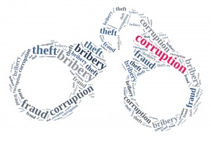 Corruption-handcuffs