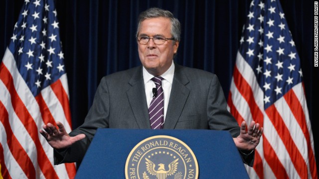 What Jeb Bush won’t talk about at big announcement — a lot