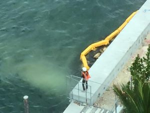 Beach pump pollution