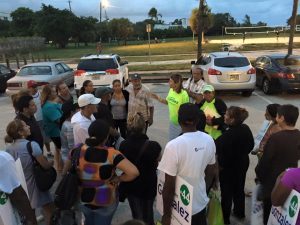 Kristen Rosen Gonzalez rallies the troops before Tuesday's runoff.