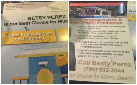 Betsy Perez backed by Miami Beach special interest PACs