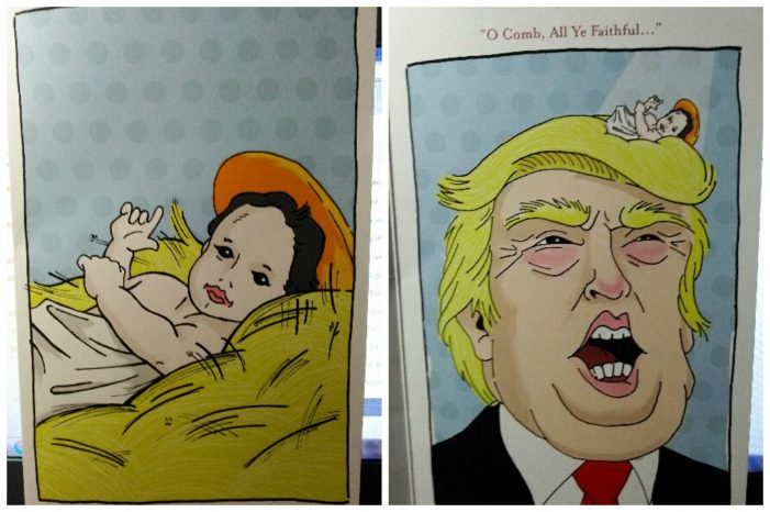 Lobbyist: ‘Happy Holidays’ with Baby Jesus y Donald Trump