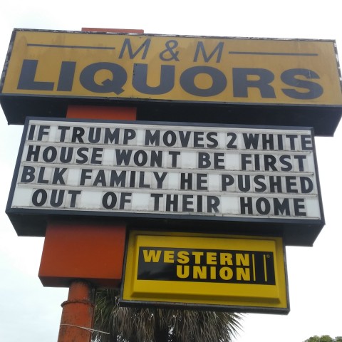 Hialeah liquor store poet points prose at Trump, guns