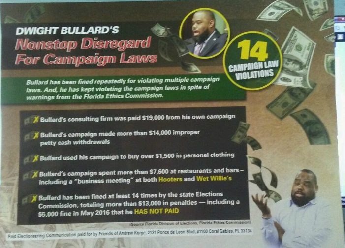 Andrew Korge PAC attacks Bullard finances in mailer