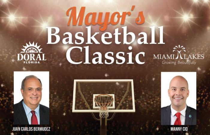 Doral and Miami Lakes mayors face off in basketball game — with Shaq?