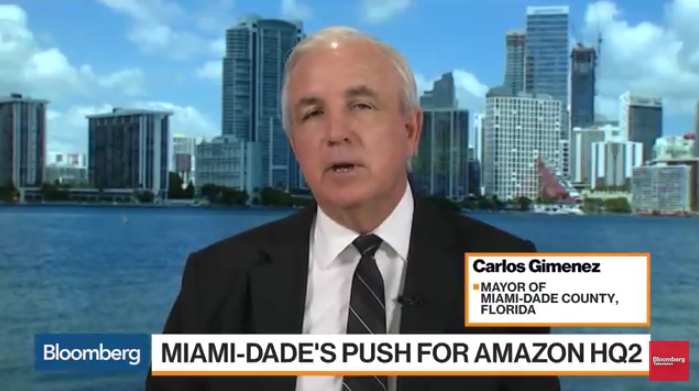 Mayor Carlos Gimenez lies about Miami-Dade to get Amazon HQ2