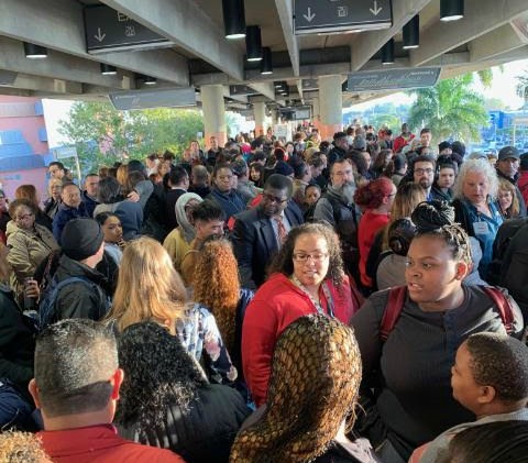 Metrorail passengers stranded as transit head visits Miami officials
