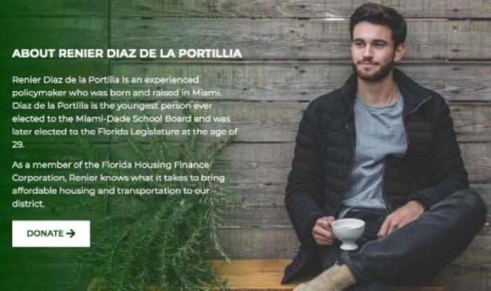 Website version of Renier Diaz de la Portilla is a babe — but it ain’t him