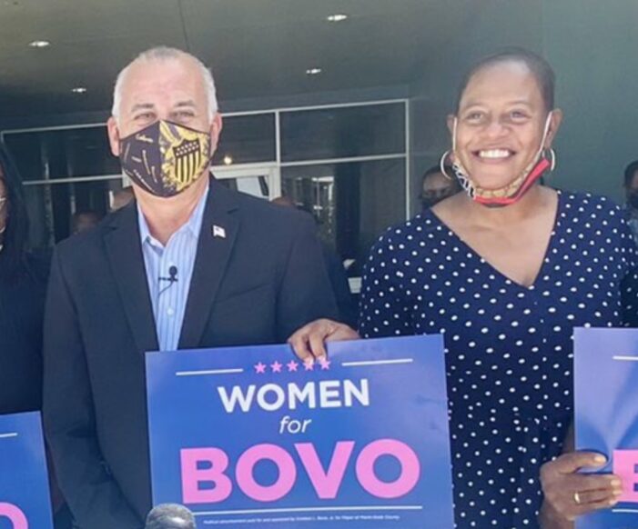 Esteban Bovo gets campaign hug from homophobic slavery defender Daniels