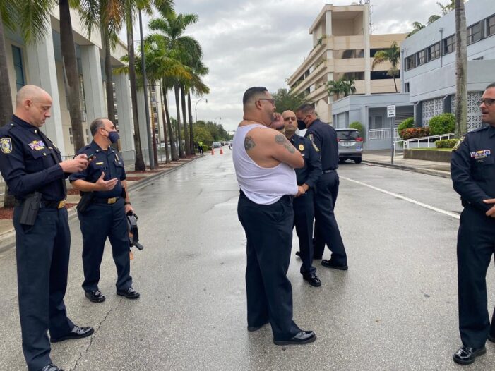 Whistleblower Hialeah cop gets stripped down at mayoral swearing-in