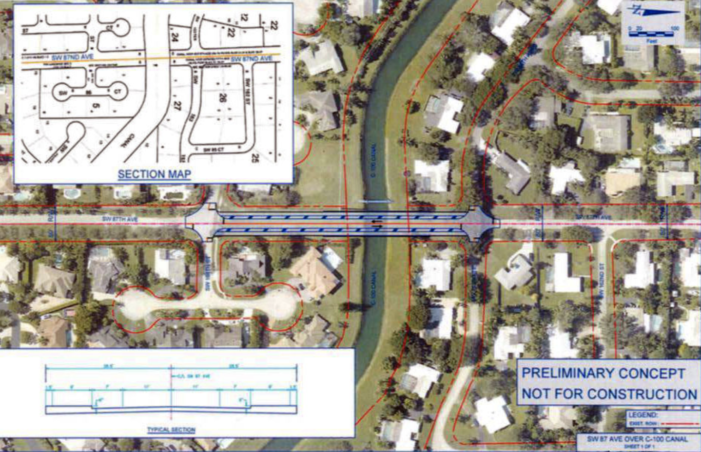 County airs 87th Avenue bridge design, details, despite Palmetto Bay dispute