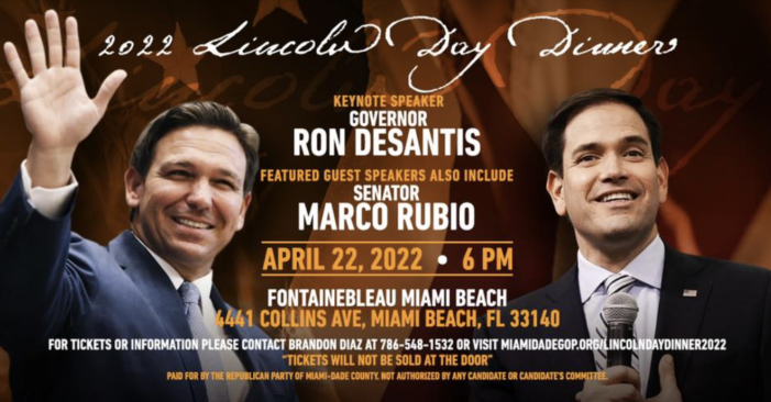 Lincoln Day Dinner features two big wigs: Ron DeSantis and Marco Rubio