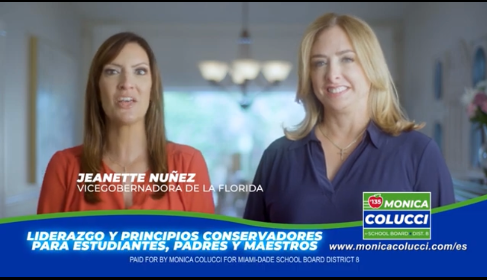 LG Jeanette Nuñez flexes, intimidates in Miami-Dade School Board race –  Political Cortadito