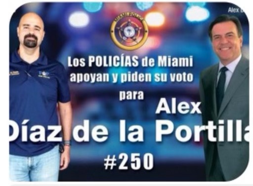 Despite arrest, Alex Diaz de la Portilla scores FOP endorsement in D1 race