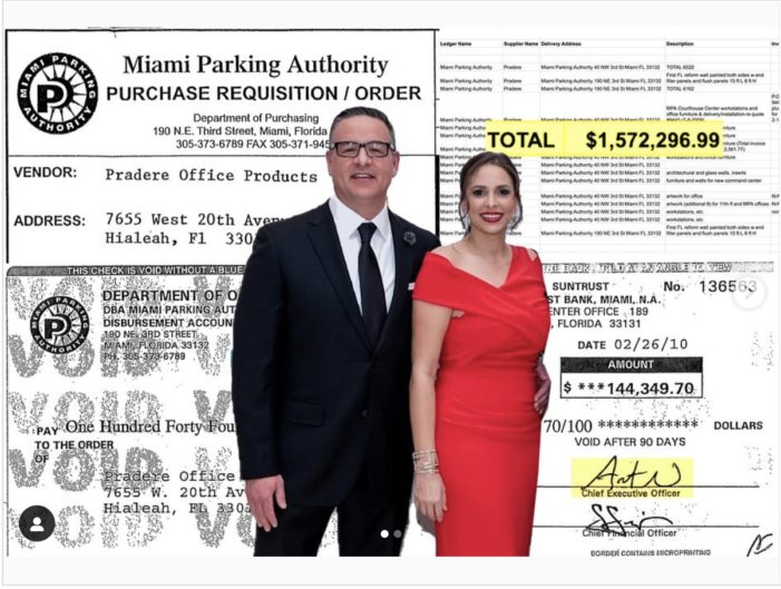 New report on furniture buys by Miami Manager Art Noriega is still 90K short
