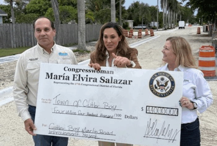 María Elvira Salazar strikes again, takes credit for money she voted against