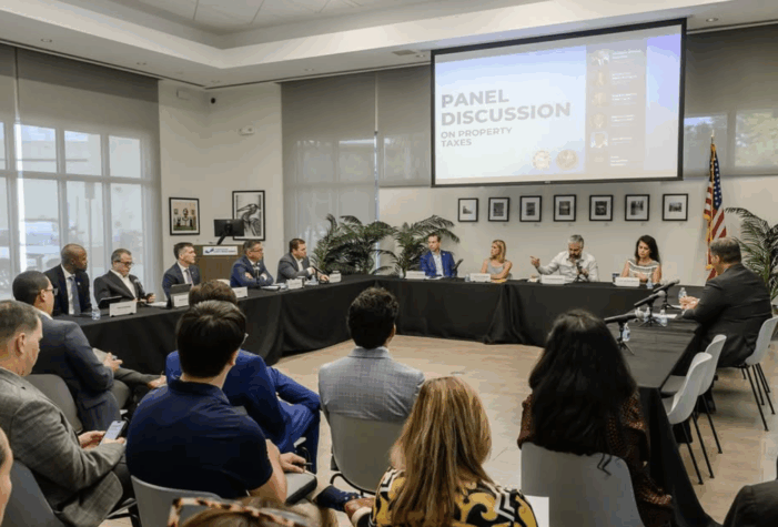 Anthony Rodriguez, Florida lawmakers discuss elimination of property taxes