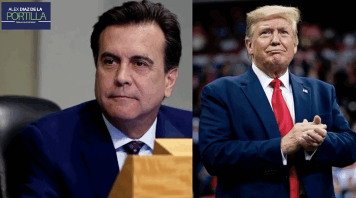 Alex Diaz de la Portilla rides the Trump train to ‘vindication’ in new video ad