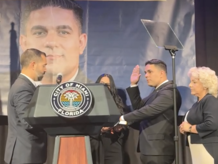 Rolando Escalona sworn in as Miami’s newest city commissioner = D3 reset