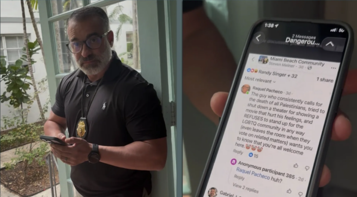 In Miami Beach, a Facebook comment could mean police knock at your door