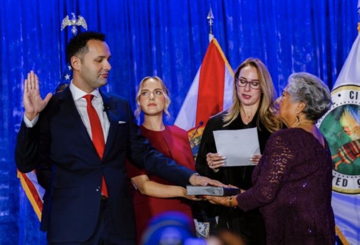 Mayor Bryan Calvo walks into Hialeah City Hall and starts making changes