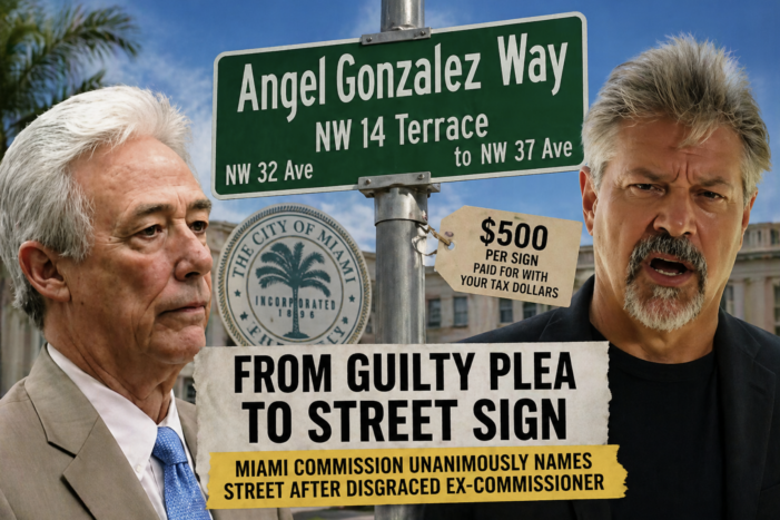 Miami names street after disgraced ex commissioner — in unanimous vote
