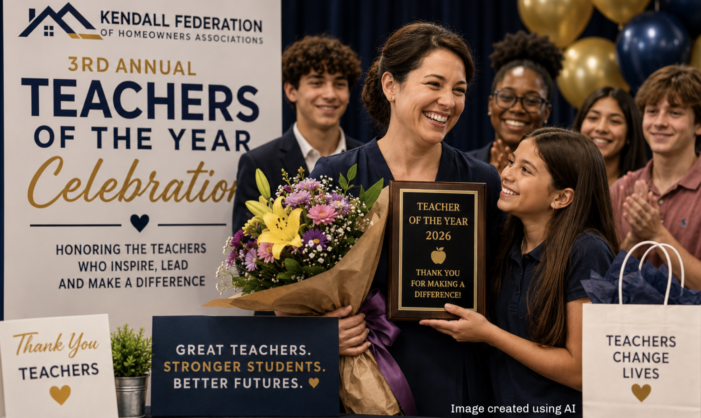 KFHA honors real public servants — Kendall’s and West Kendall’s  teachers