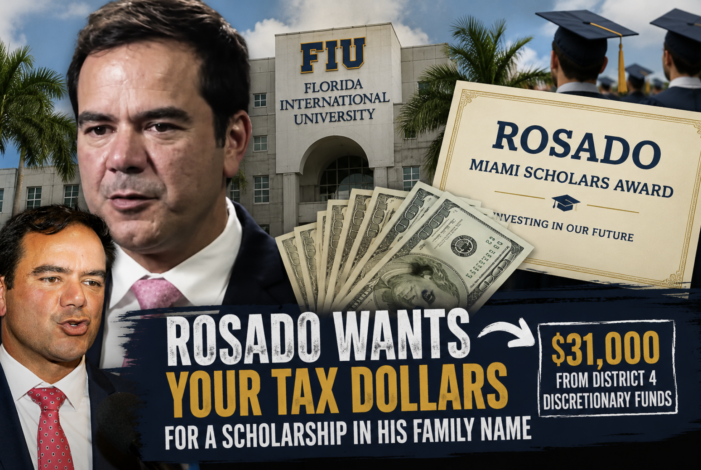 Miami Commissioner Ralph Rosado seeks public funds for ‘Rosado Scholars’