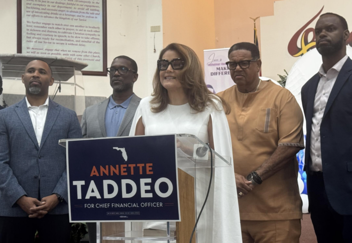 Annette Taddeo is in and the Florida CFO race just got a lot more interesting