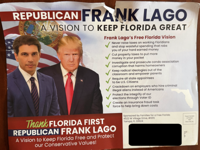 ‘Fishy Frank’ Lago goes fishing for Trump voters in HD 113 GOP primary