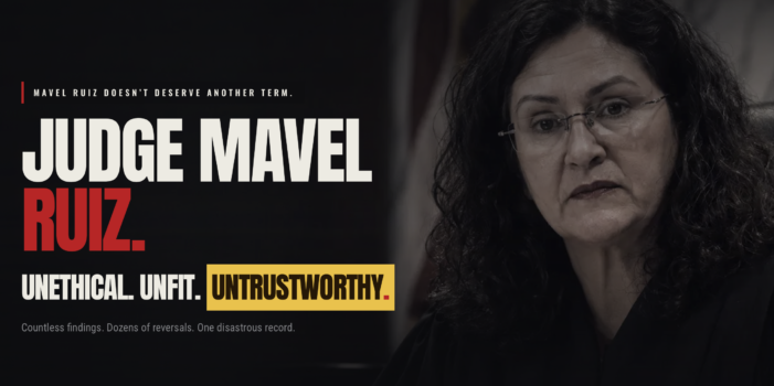 Somebody really wants Miami-Dade Judge Mavel Ruiz off the bench
